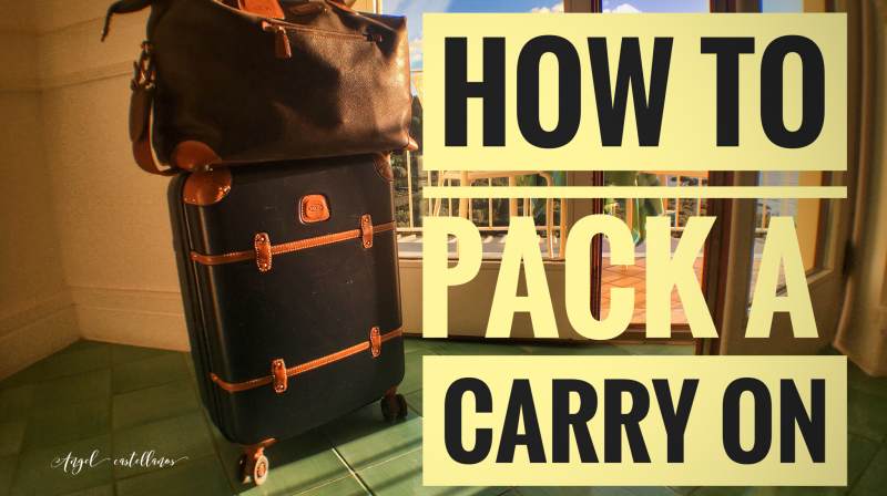 How to Pack a Carry On. Great gifts for the traveler